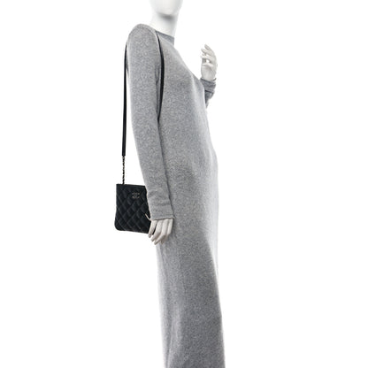 Chanel Lambskin Quilted Crossbody Bag Black 2 of 10