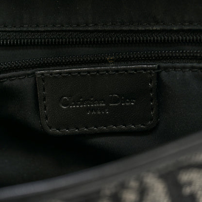 Christian Dior Monogram Double Saddle Bag Black 6 of 12