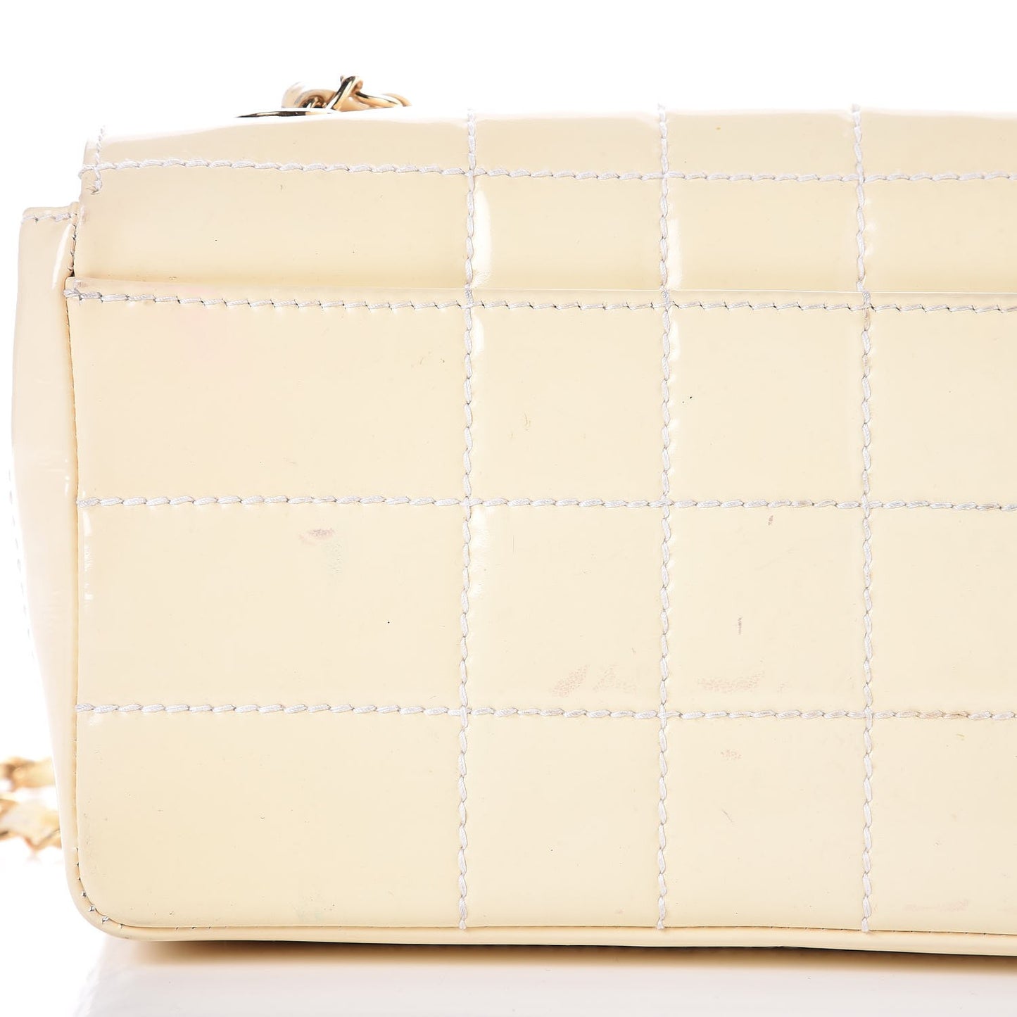 Patent Small Chocolate Bar Flap White