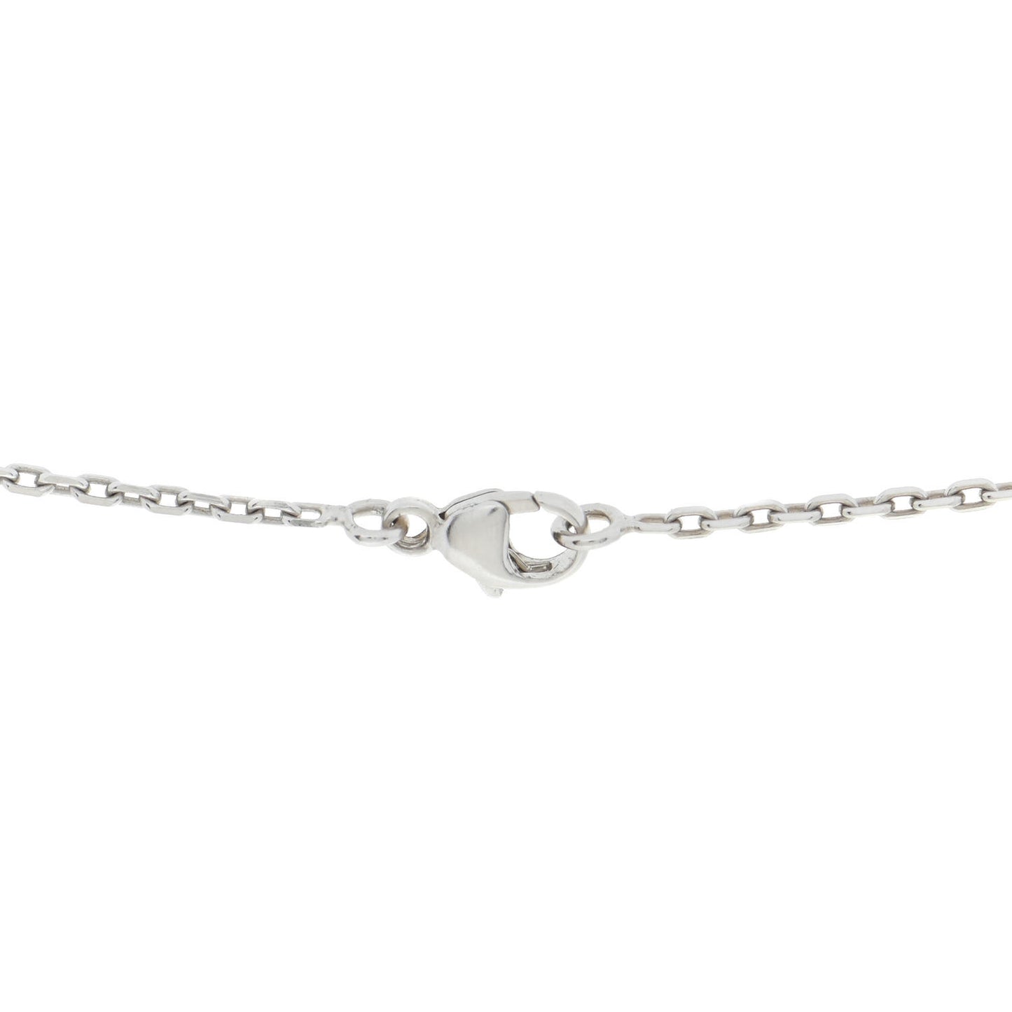 Palladium Mini Pop H Pendant Necklace Marron Glace
