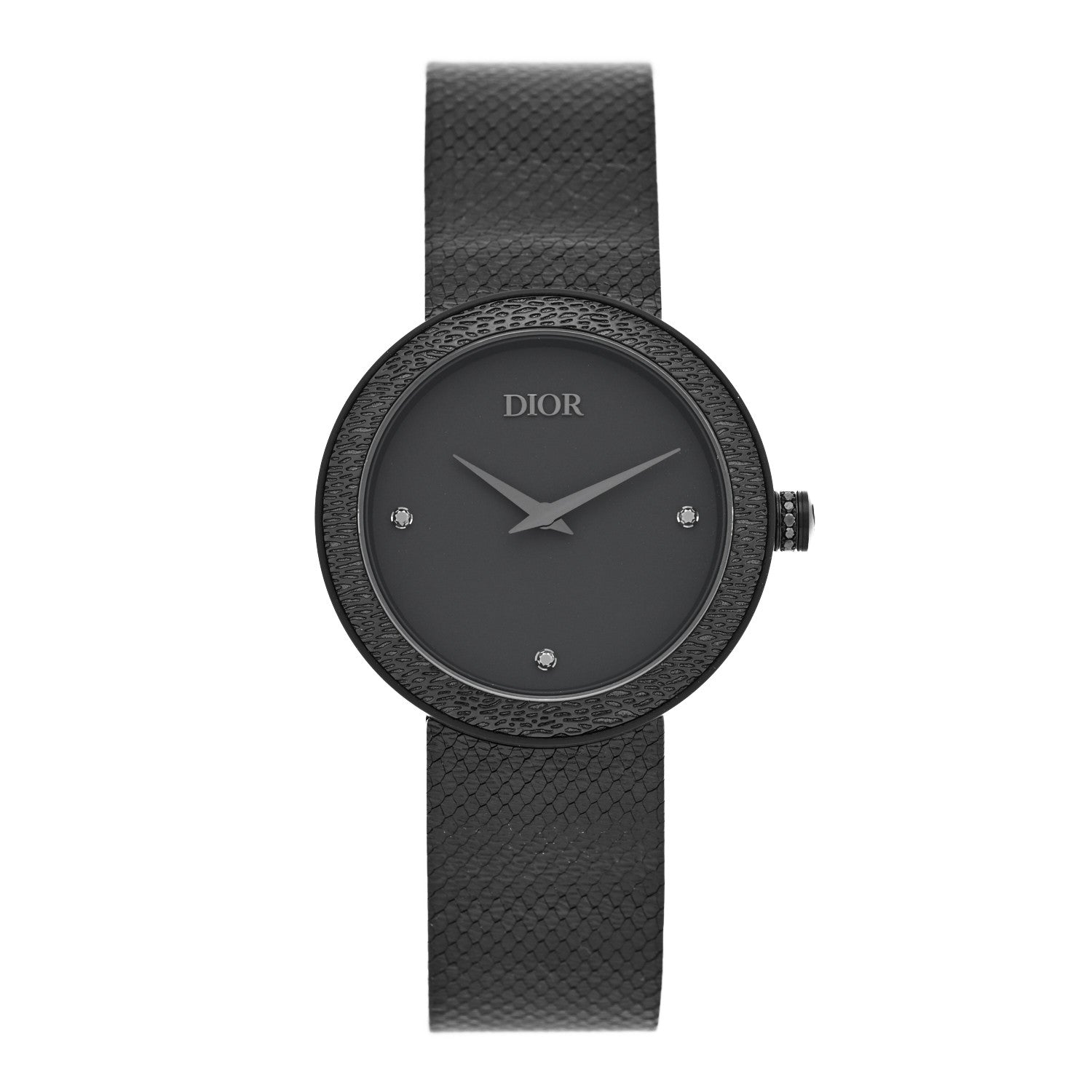 Christian Dior ブラックビスチェ 36 Christian Dior Stainless Steel Black Diamond 34mm La D De Dior