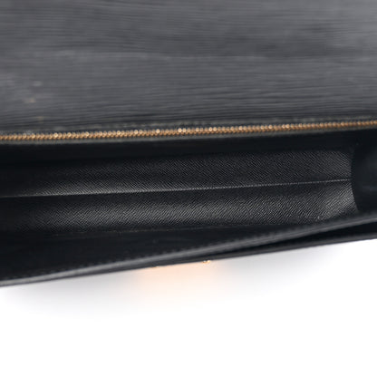 Louis Vuitton Epi Pochette Sellier Dragonne Clutch Black 5 of 15