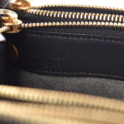 Celine Lambskin Large Trio Crossbody Bag Black 10 of 13