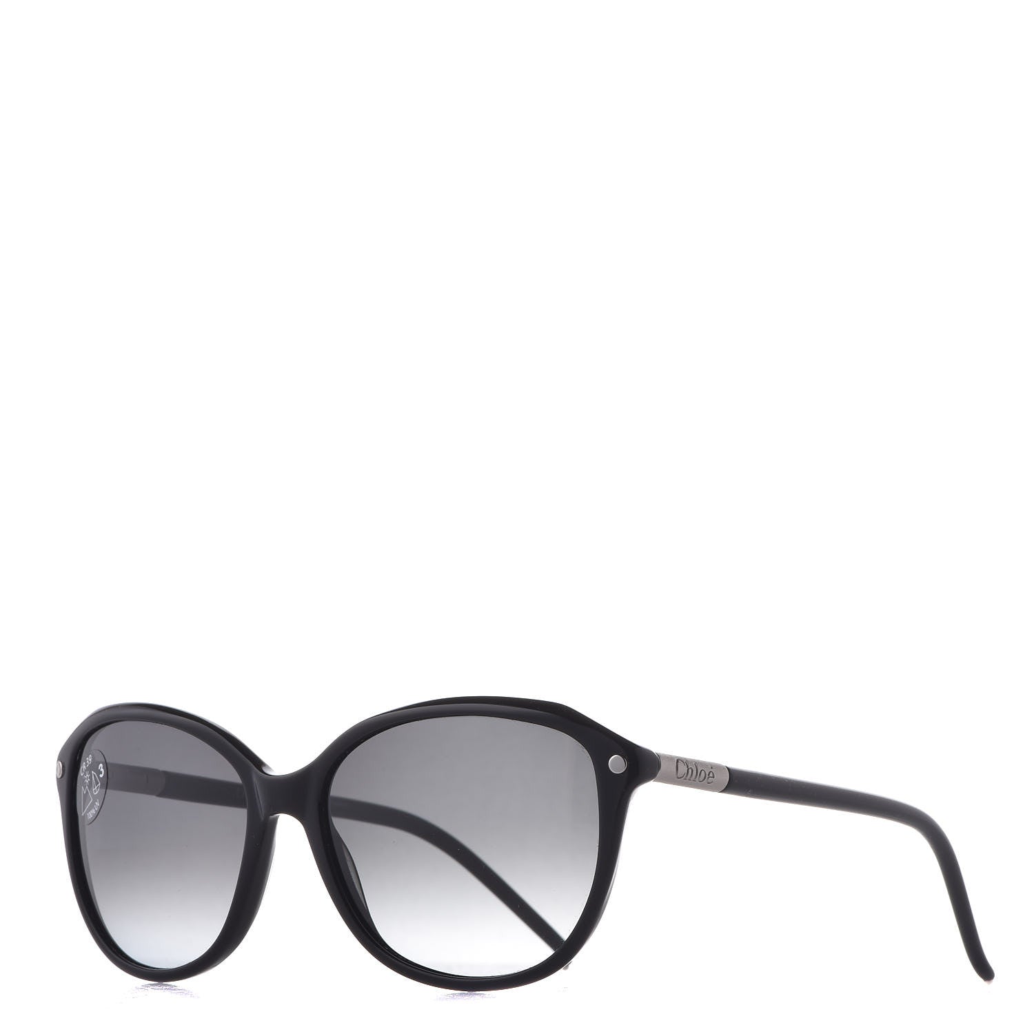 Chloe Round Sunglasses CL2253 Black 1 of 8