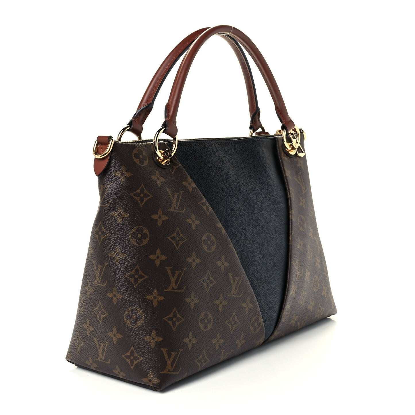 Monogram V Tote MM Black