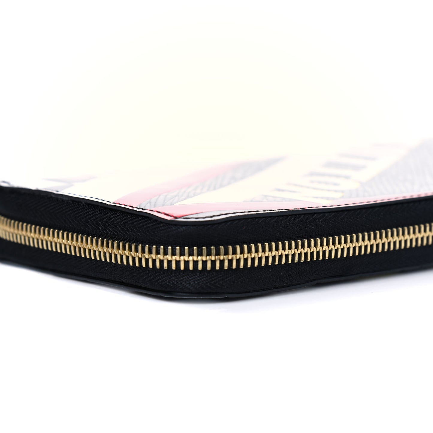 Epi Damier Race Zippy Wallet Black Yellow