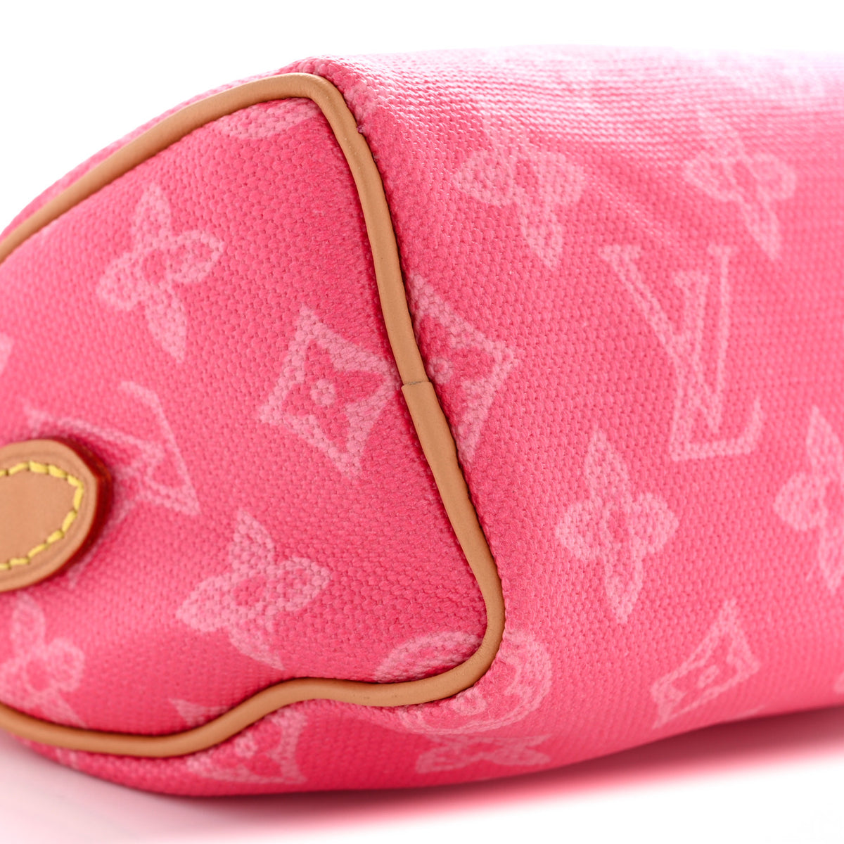 Monogram Origine Lin Nano Speedy Rose Ruban