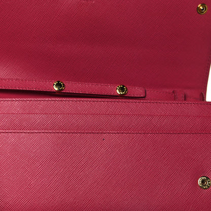Prada Saffiano Metal Oro Chain Wallet Tamaris 11 of 11