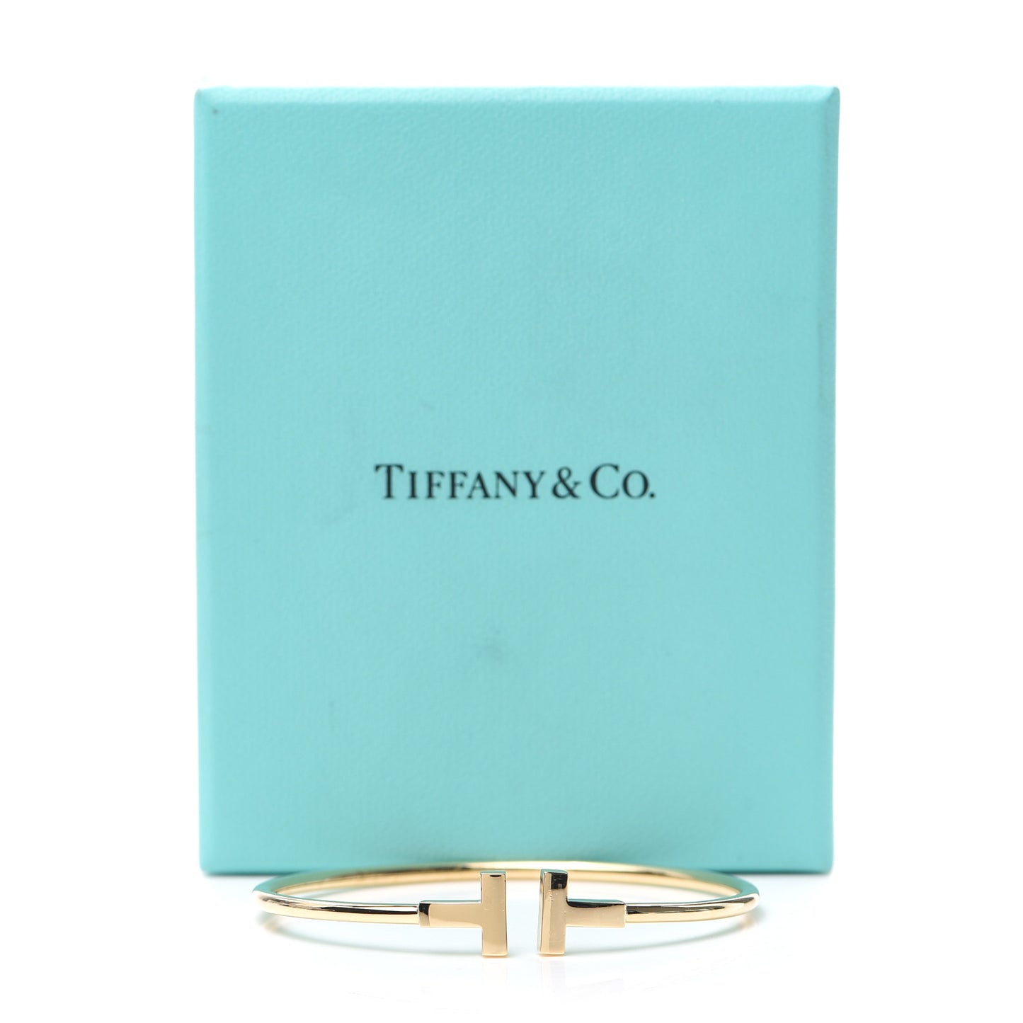 18K Yellow Gold T Wire Bracelet
