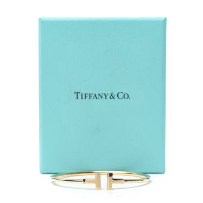 Tiffany 18K Yellow Gold T Wire Bracelet 5 of 5
