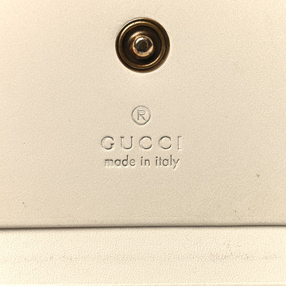 Gucci Guccissima Cherries Card Case Wallet White 7 of 13