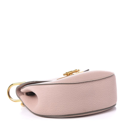 Chloe Grained Lambskin Mini Drew Shoulder Bag Cement Pink 4 of 8