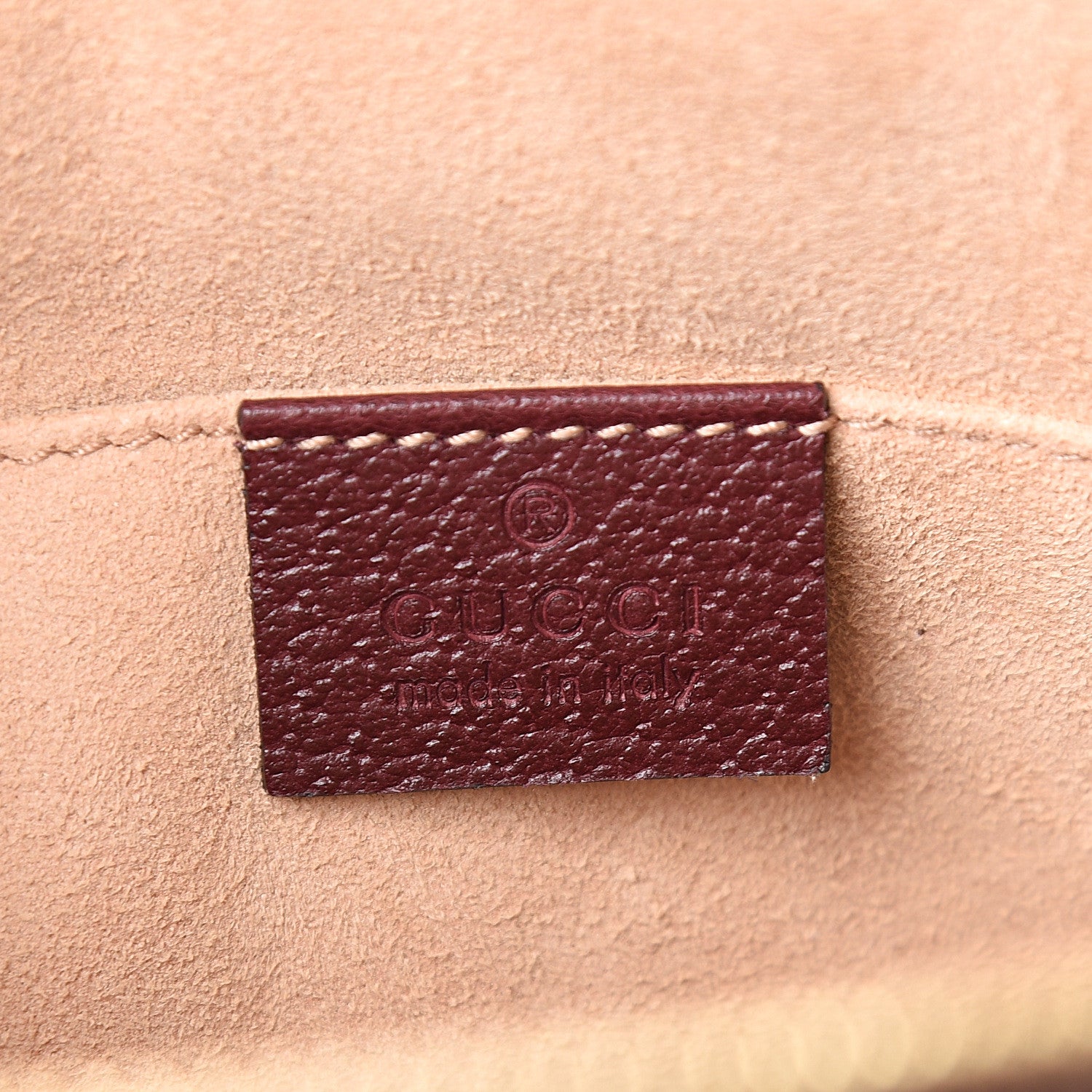 Gucci Textured Calfskin Web Small Ophidia Dome Shoulder Bag Vintage Bordeaux 5 of 9