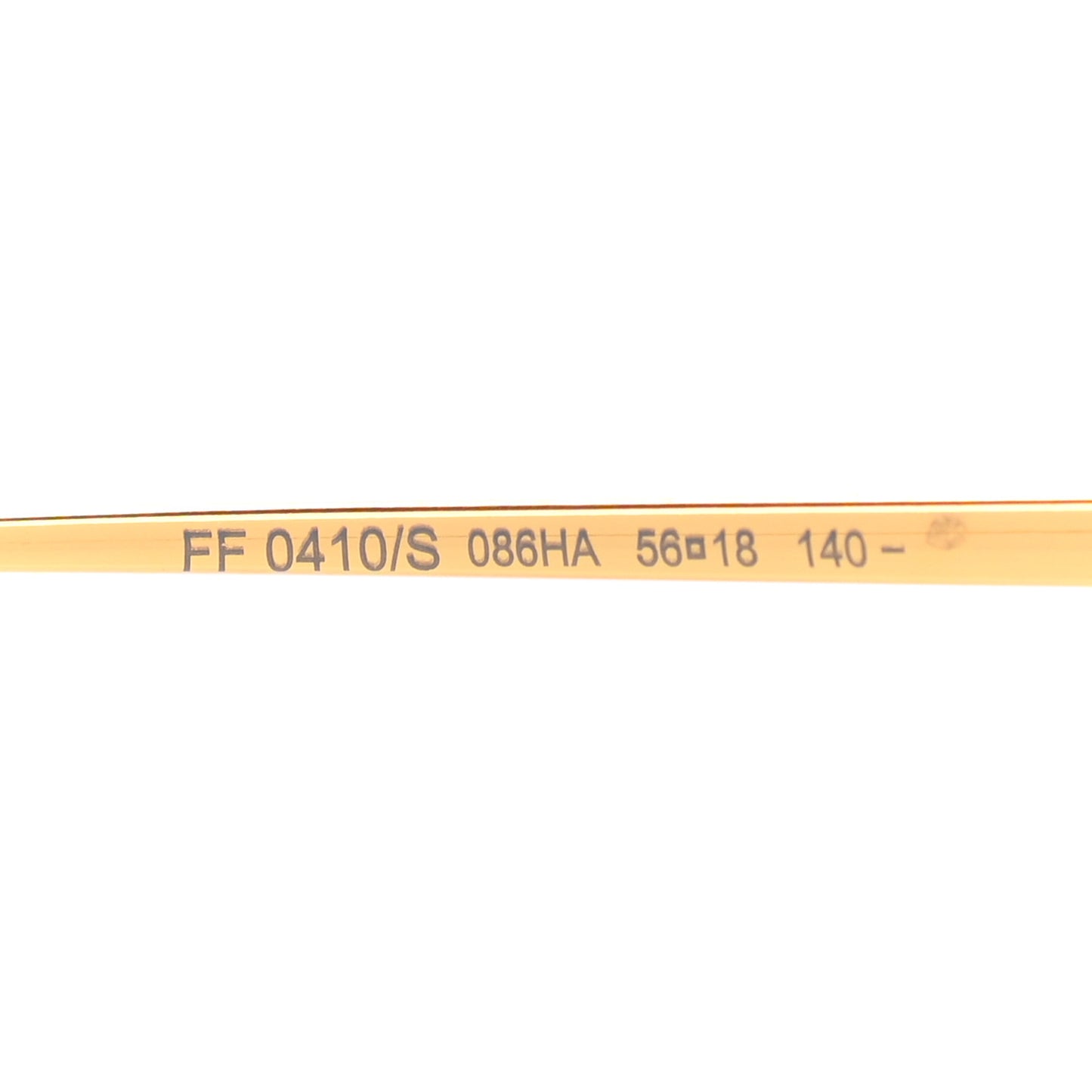 Acetate Metal F is Fendi FF Butterfly Sunglasses FF 0410/S Havana