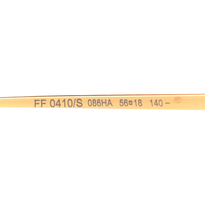 Fendi Acetate Metal F is Fendi FF Butterfly Sunglasses FF 0410/S Havana 6 of 7