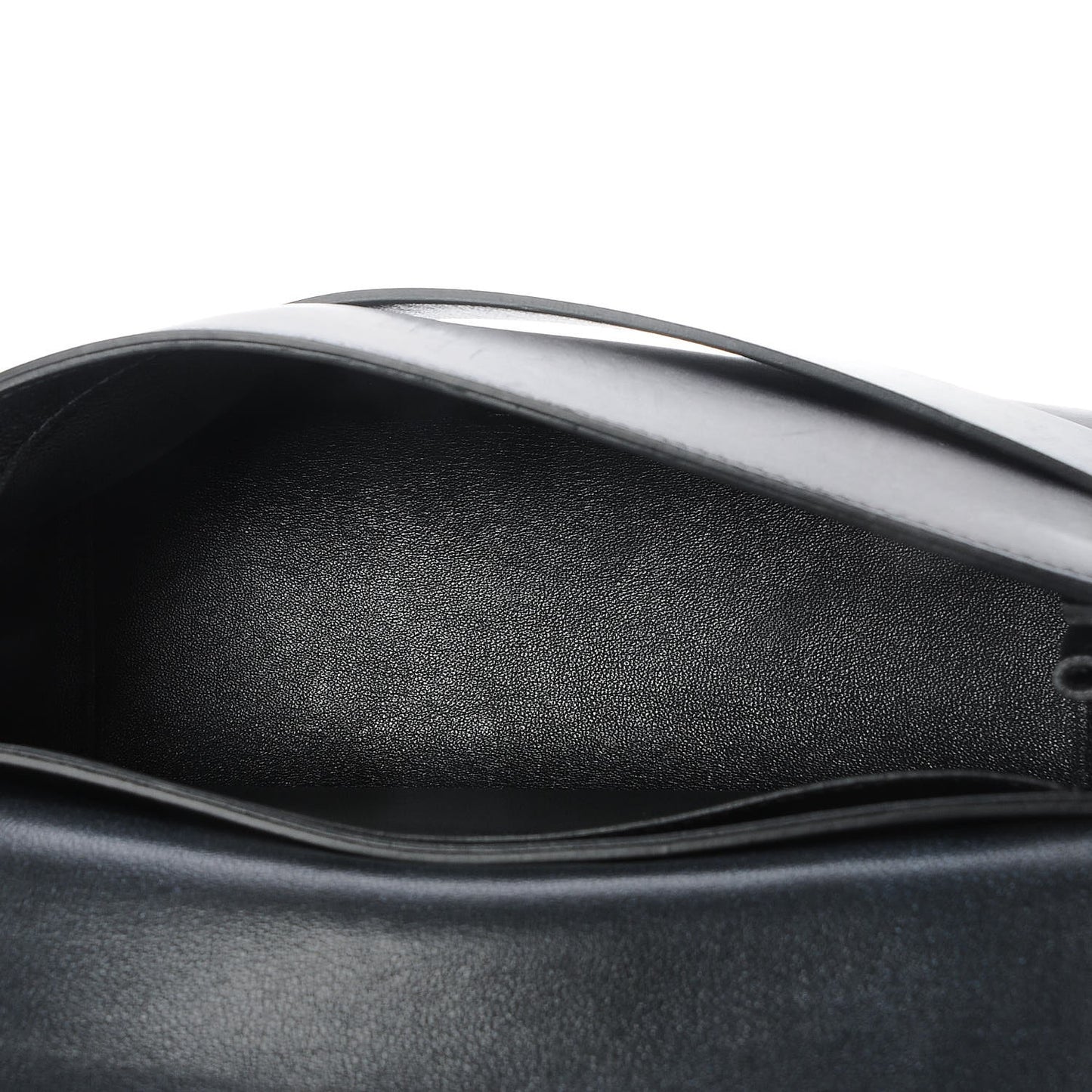 Lambskin Medium Elle Chain Clutch Black