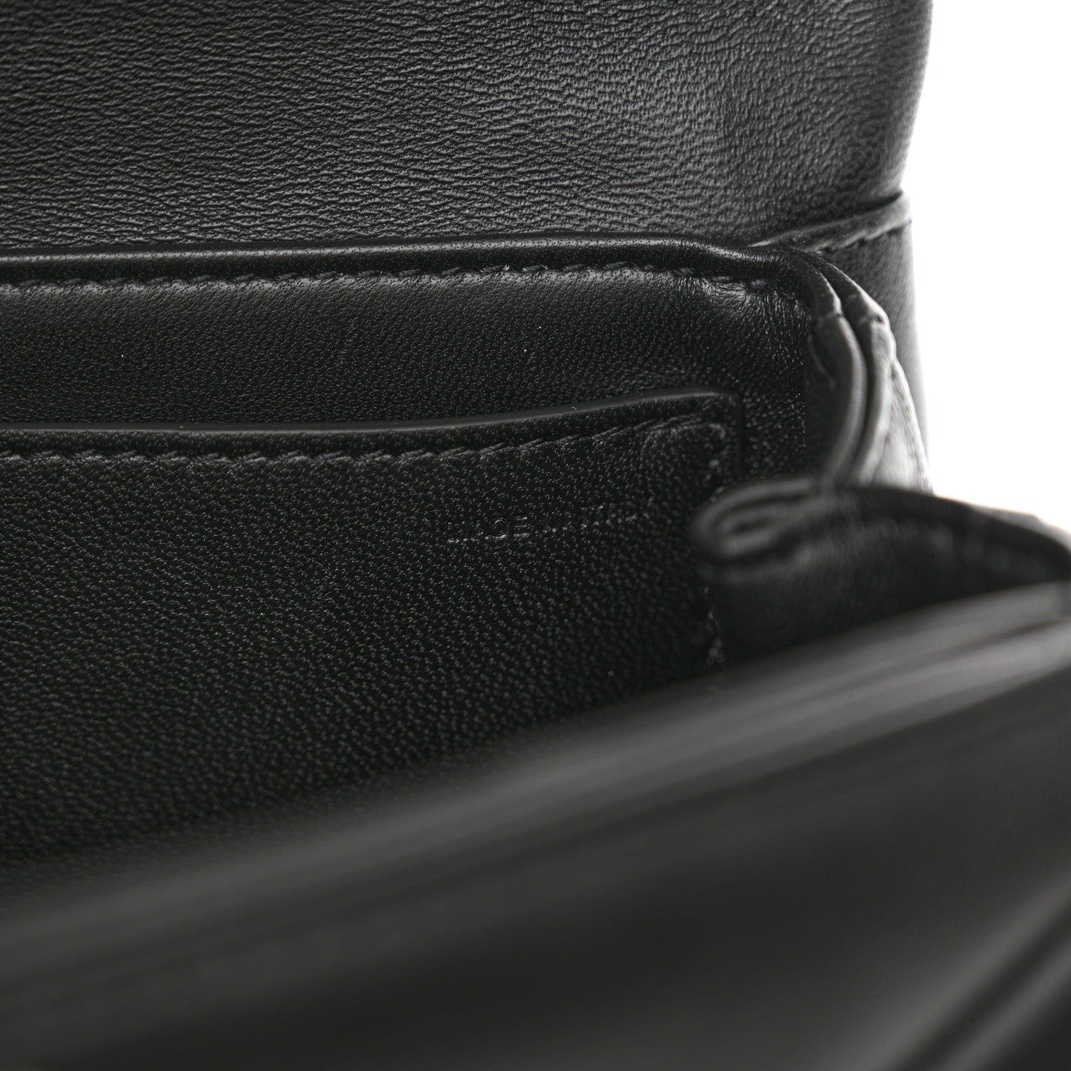 Valentino Garavani Nappa One Stud Chain Clutch Black 7 of 12