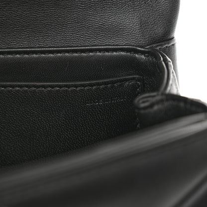 Valentino Garavani Nappa One Stud Chain Clutch Black 7 of 12