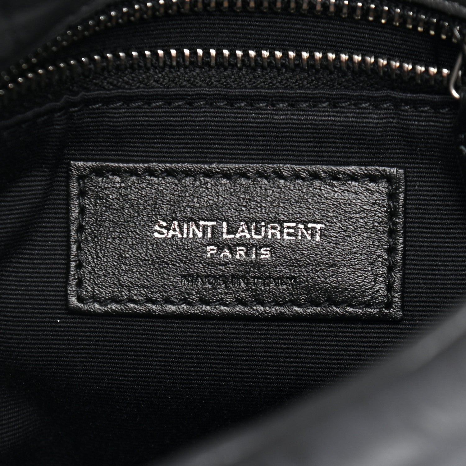 Saint Laurent Lambskin Quilted Toy Loulou Puffer Monogram Chain Satchel Storm 6 of 9