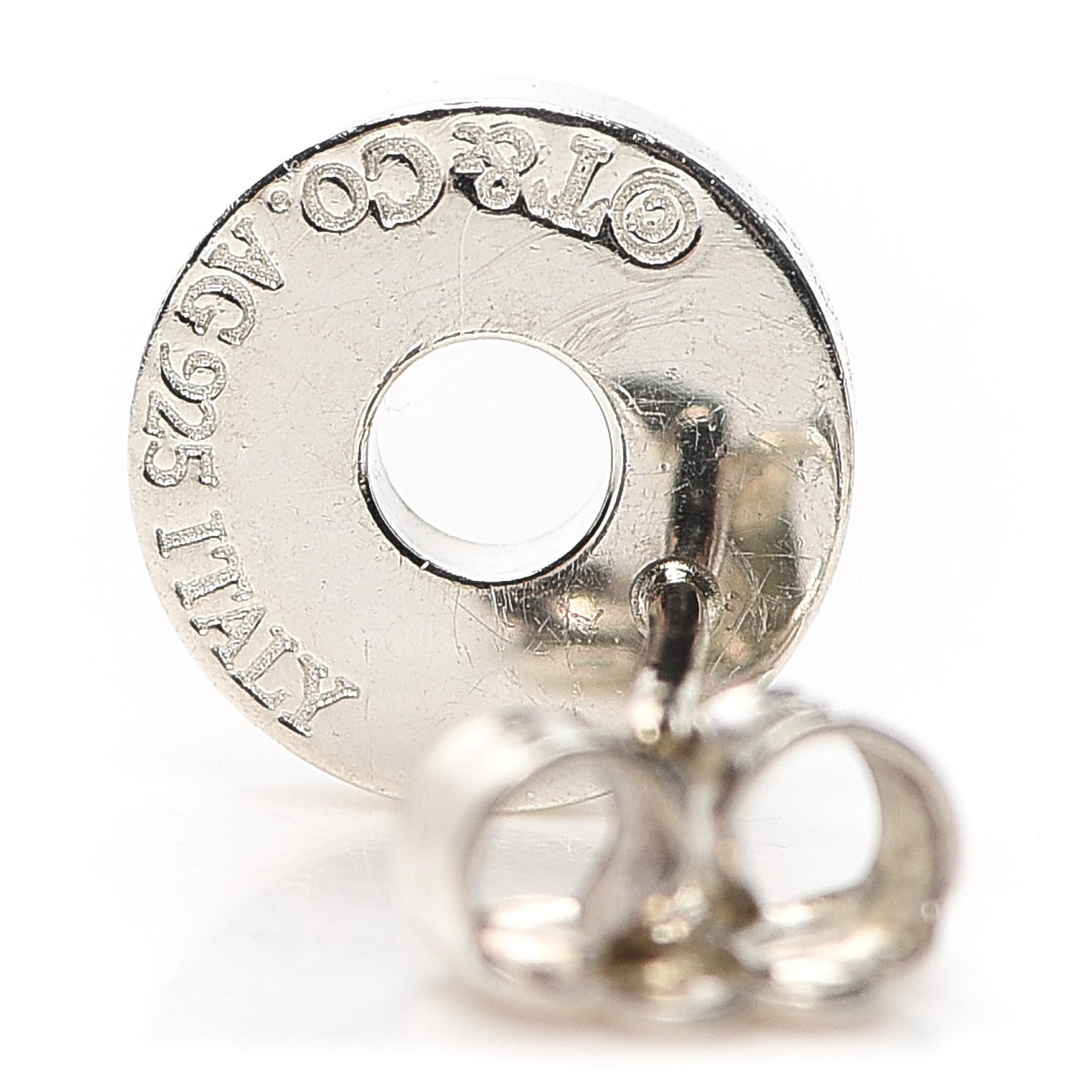 Sterling Silver 1837 Circle Earrings