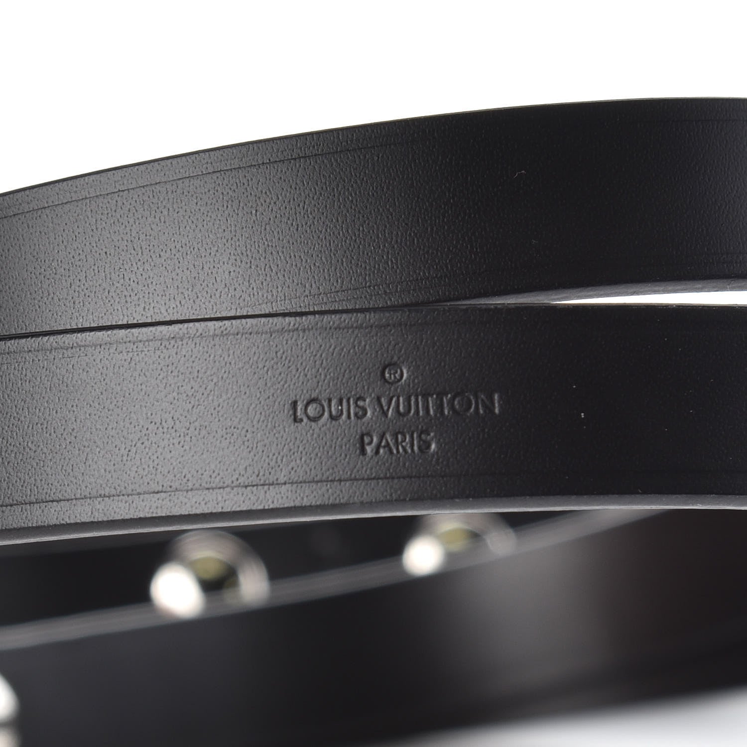 Louis Vuitton Calfskin NeoNoe Shoulder Strap Black 3 of 4
