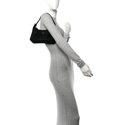 Prada Tessuto Nylon Mini Re-Edition 2000 Bag Black 2 of 11