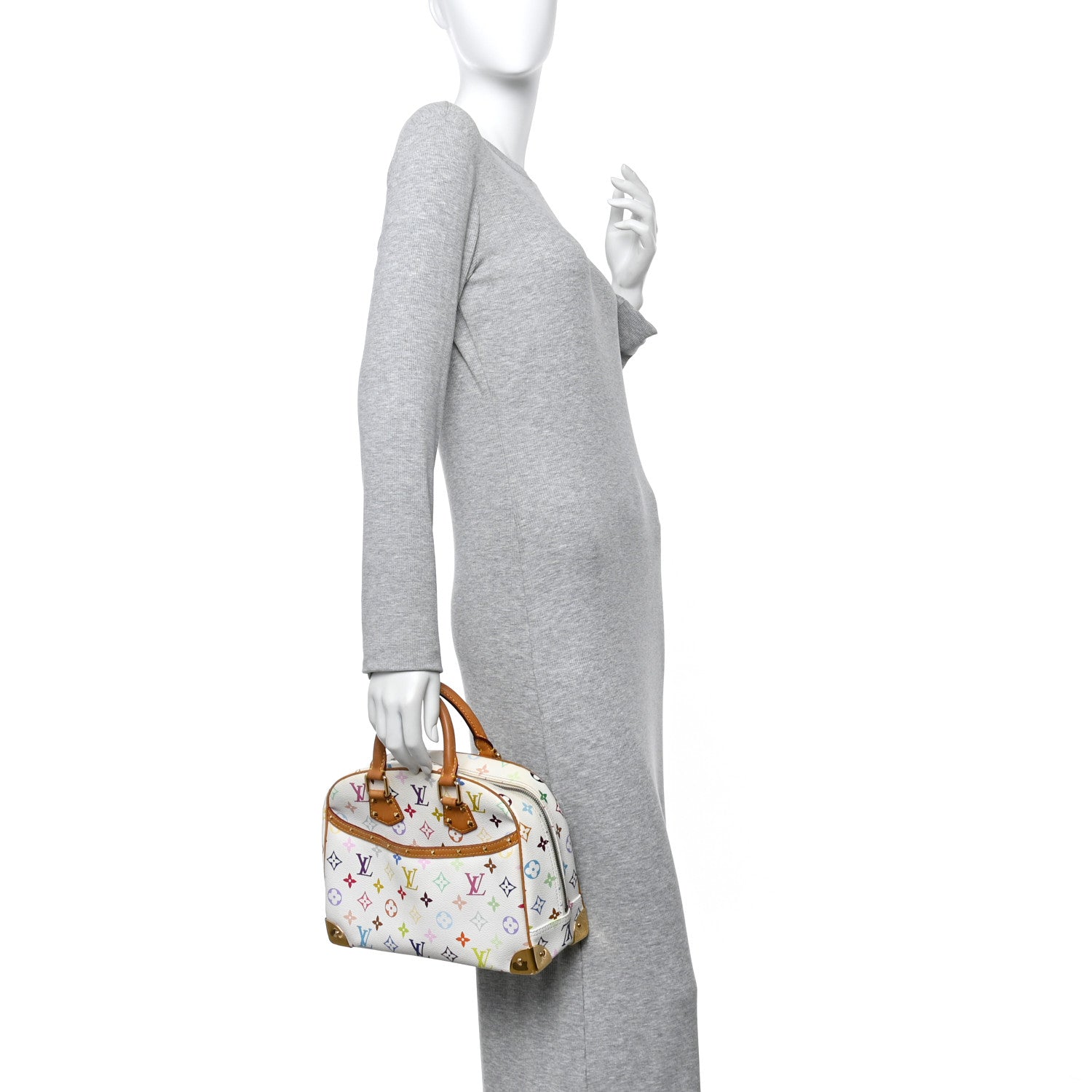 Louis Vuitton Monogram Multicolor Trouville White 2 of 9
