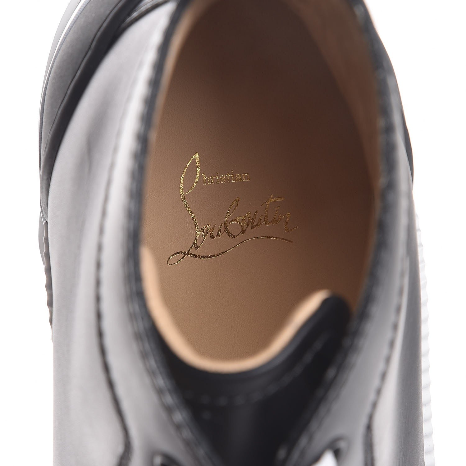 Christian Louboutin Mens Calfskin Rankick Flat Sneakers 41.5 Black 8 of 9