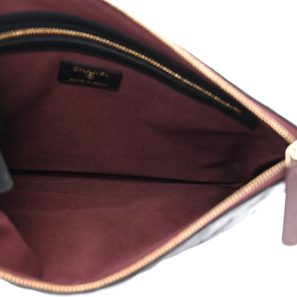 Chanel Caviar Quilted Medium Cosmetic Case Black 4 of 8