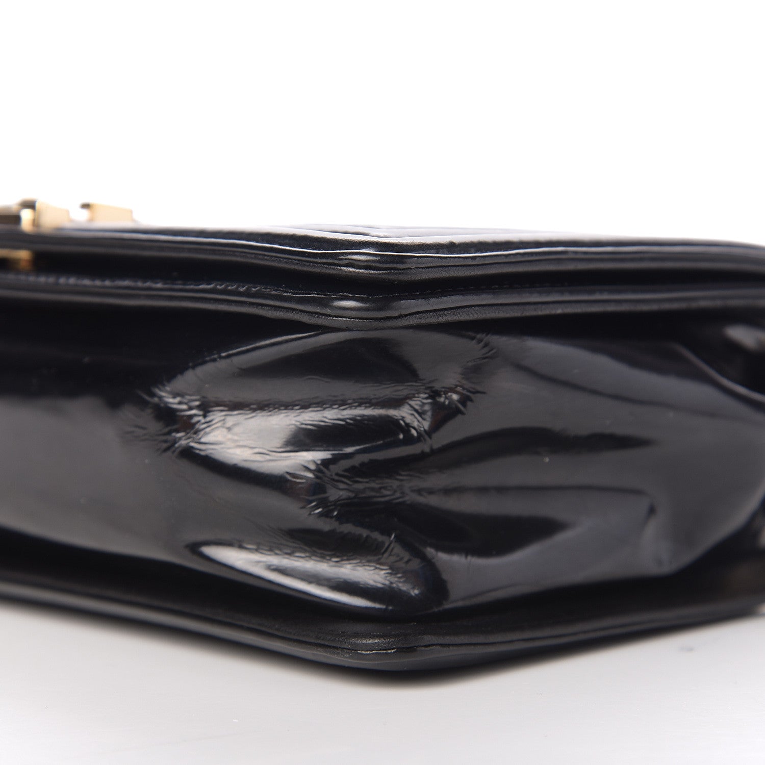 Chanel Glazed Calfskin Quilted New Medium Boy Flap Black 9 of 10
