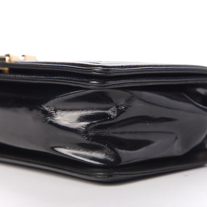 Chanel Glazed Calfskin Quilted New Medium Boy Flap Black 9 of 10