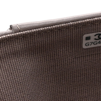 Chanel Caviar Quilted Passport Holder Grey 8 of 12