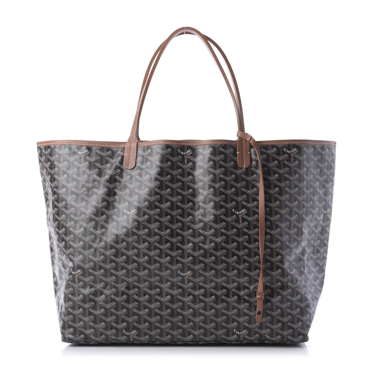 Goyard Goyardine Saint Louis GM Black Gold 1 of 7