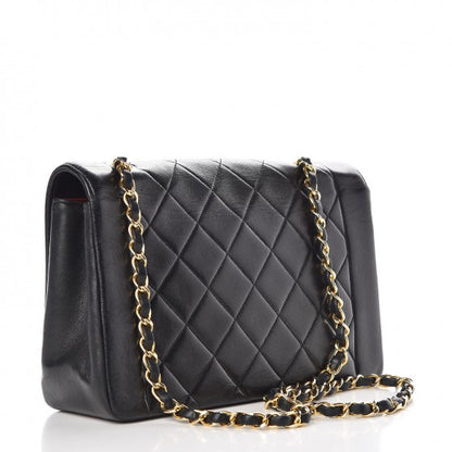 Chanel Lambskin Quilted Medium Single Flap Black 3 of 8