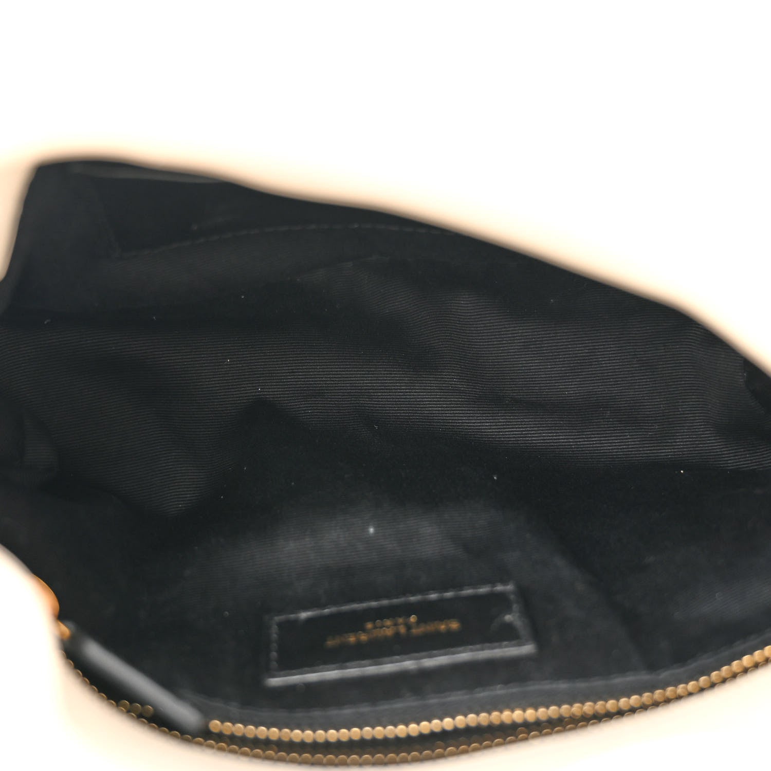 Saint Laurent Lambskin Quilted Toy Loulou Puffer Monogram Chain Satchel Blanc Vintage 5 of 12
