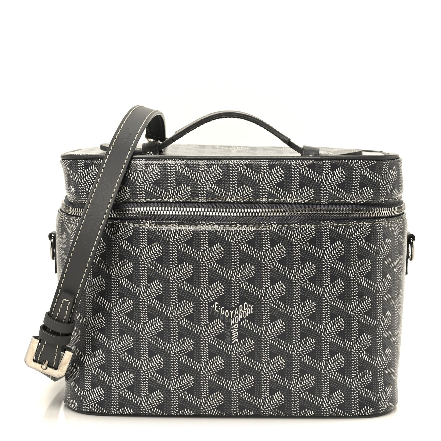 Goyardine Muse Vanity Case Grey