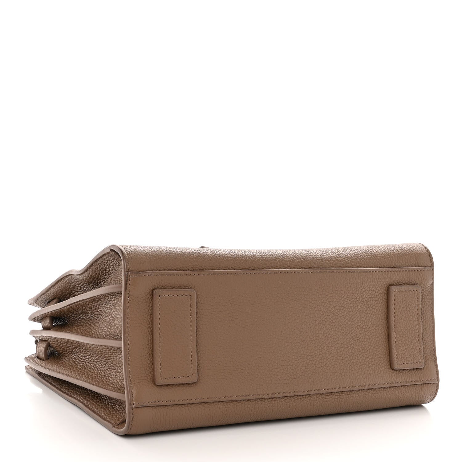 Saint Laurent Grained Calfskin Baby Sac De Jour Souple Taupe 4 of 15