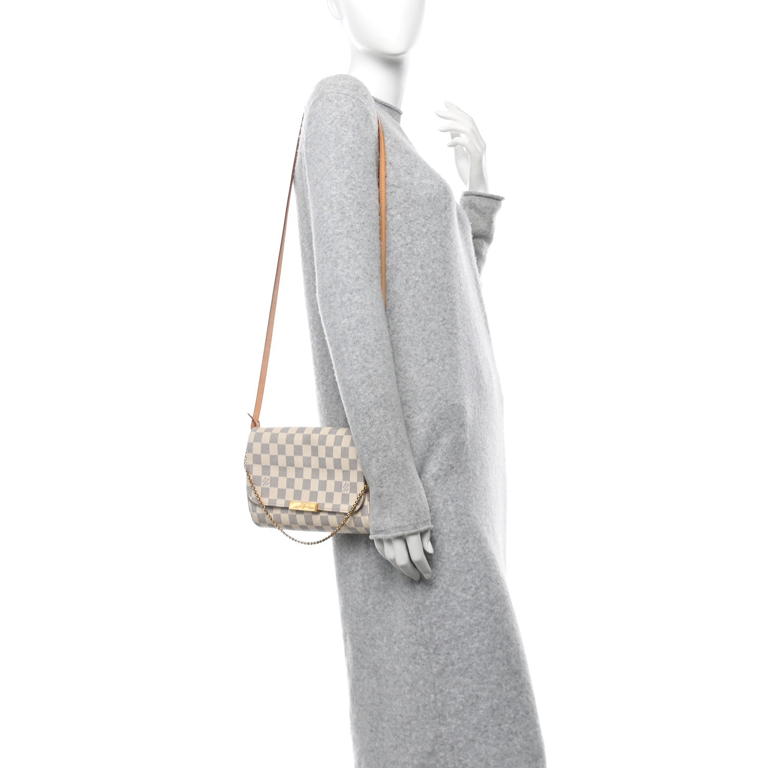 Louis Vuitton Damier Azur Favorite MM 3 of 11