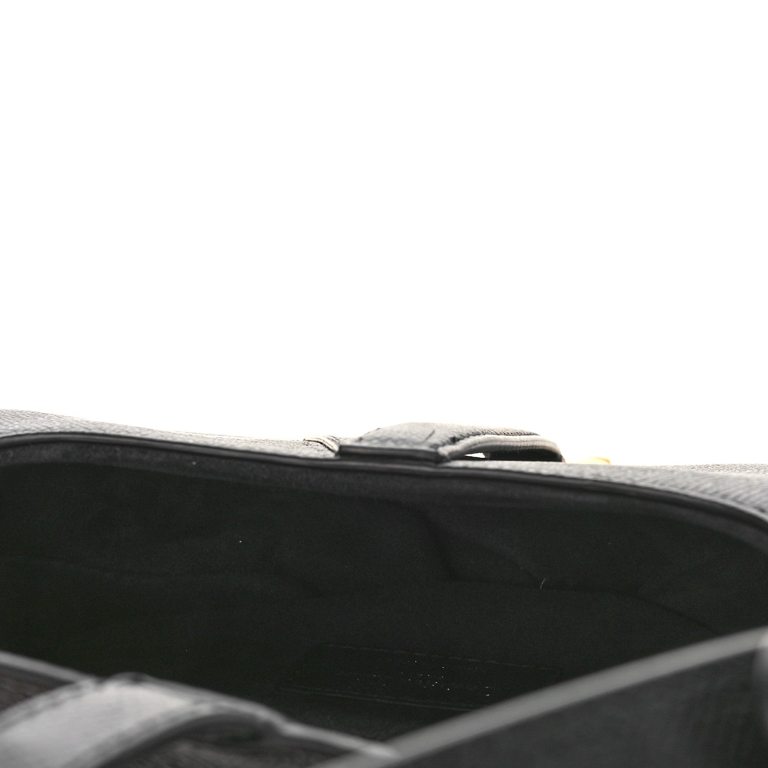 Christian Dior Grained Calfskin Mini Saddle Bag Black 5 of 8