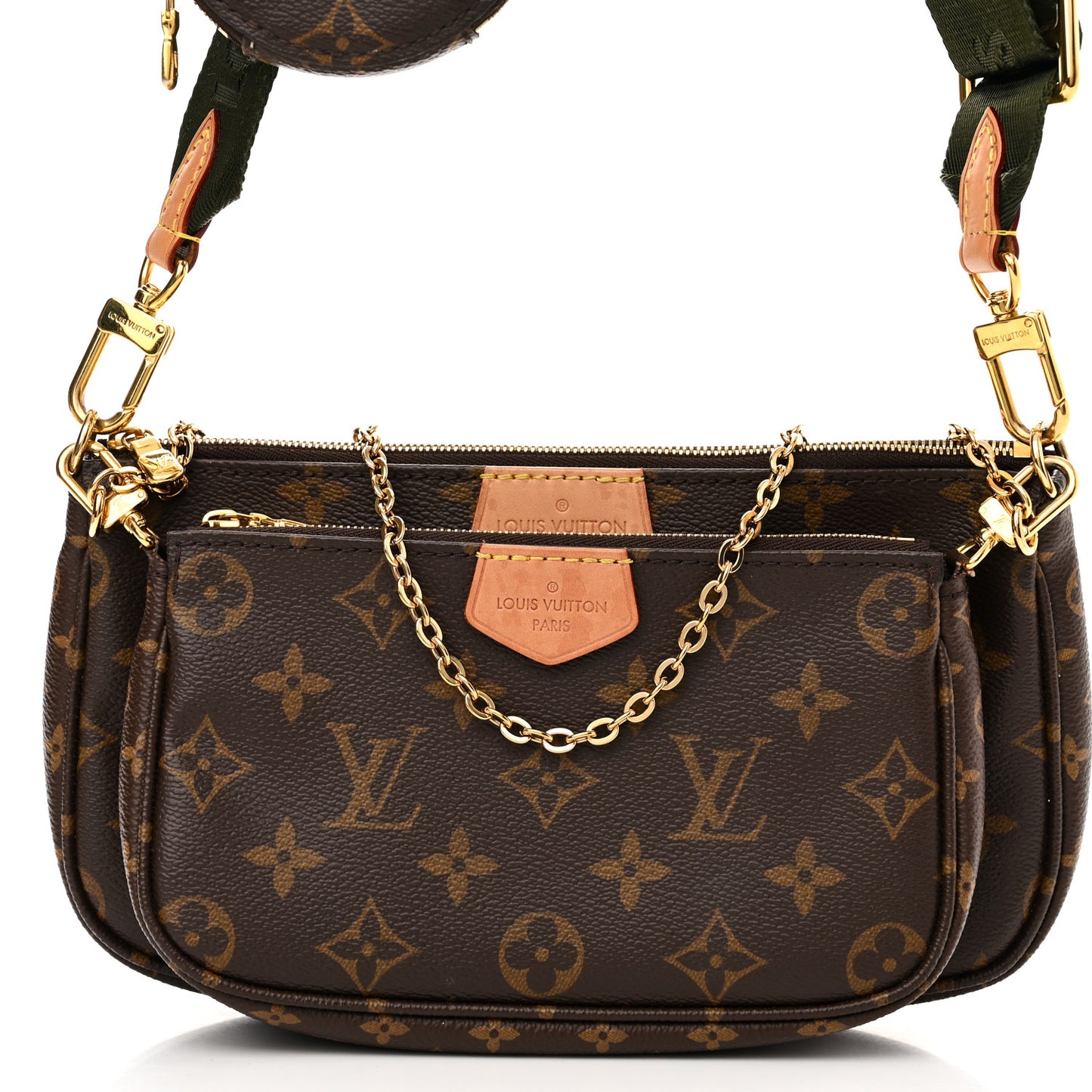 Monogram Multi Pochette Accessories Kaki