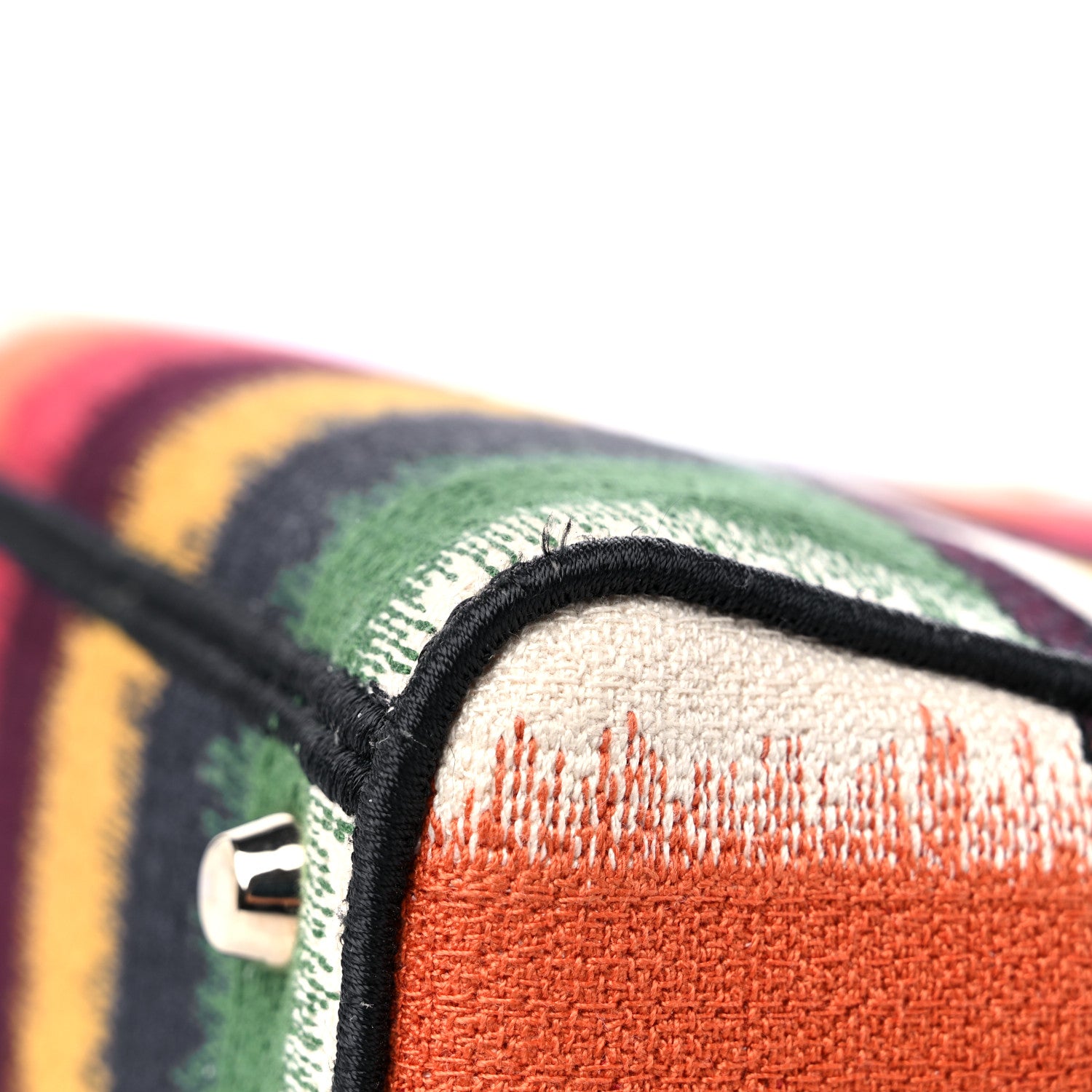 Christian Dior Canvas Medium D-Stripes Lady D-Lite Multicolor 9 of 10