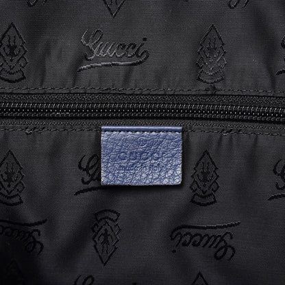 Gucci Guccissima Large Carry On Duffle Blue 9 of 10