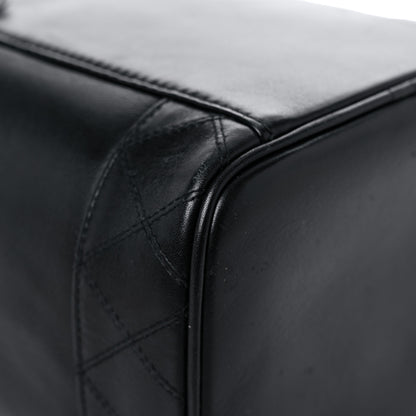Chanel Lambskin Vanity Cosmetic Case Black 7 of 17