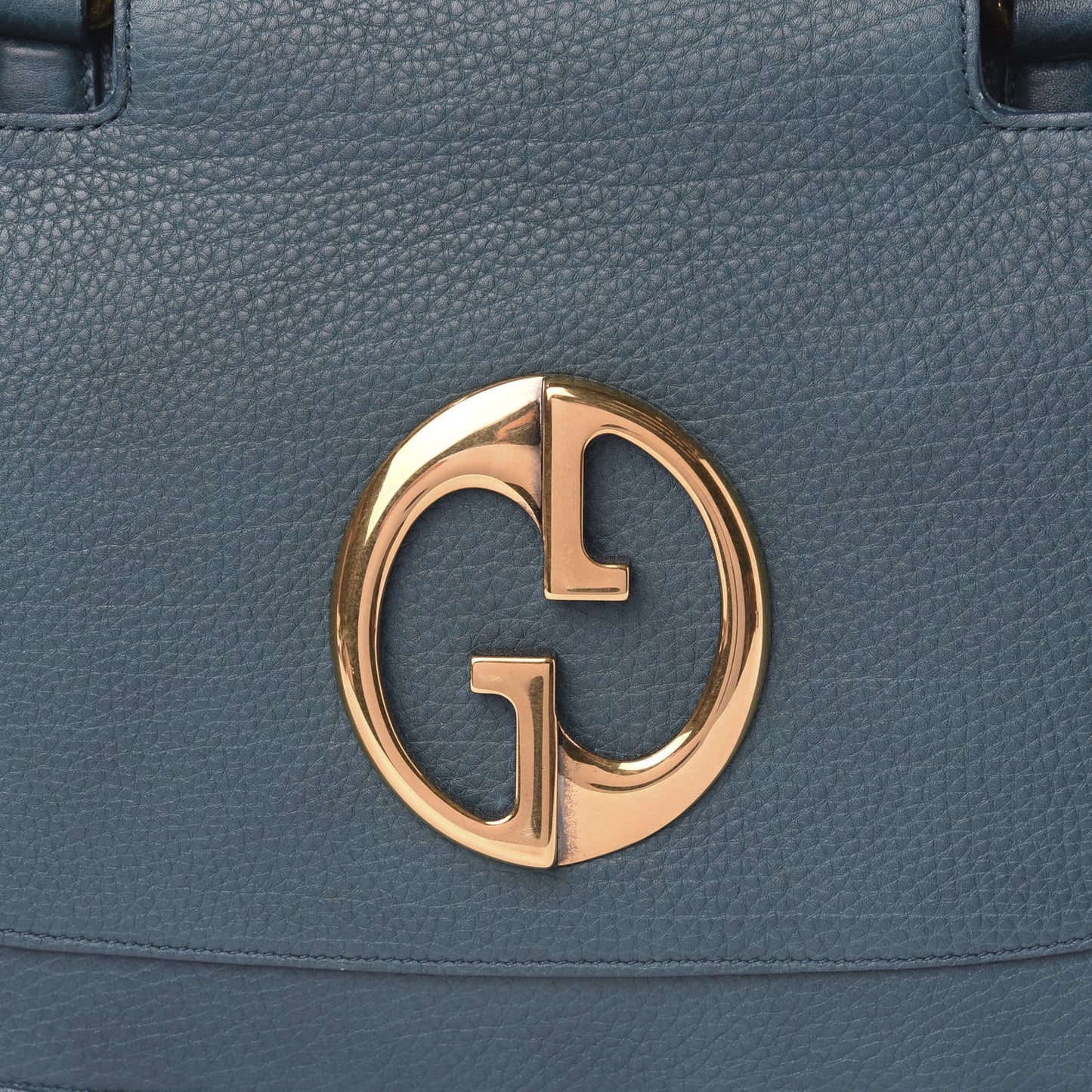 Pebbled Calfskin Medium 1973 Top Handle Satchel Deep Cobalt