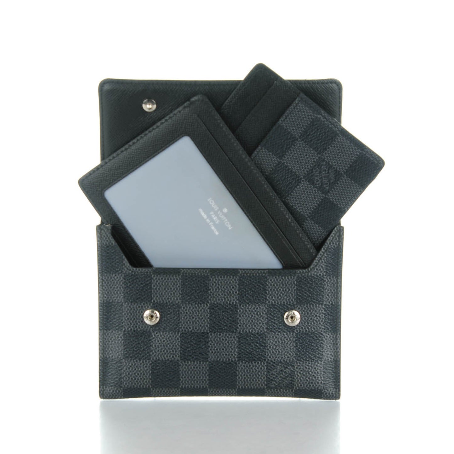Damier Graphite Portefeuille Compact Modulable Wallet