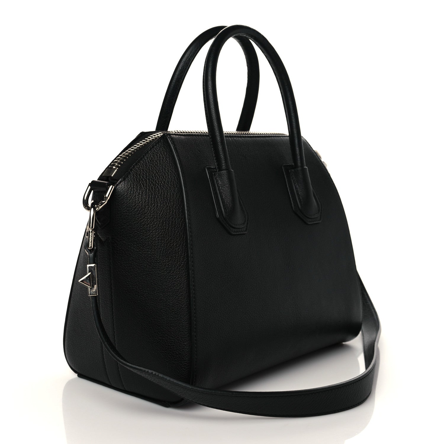 Givenchy Sugar Goatskin Striped Small Antigona Black Red 3 of 7