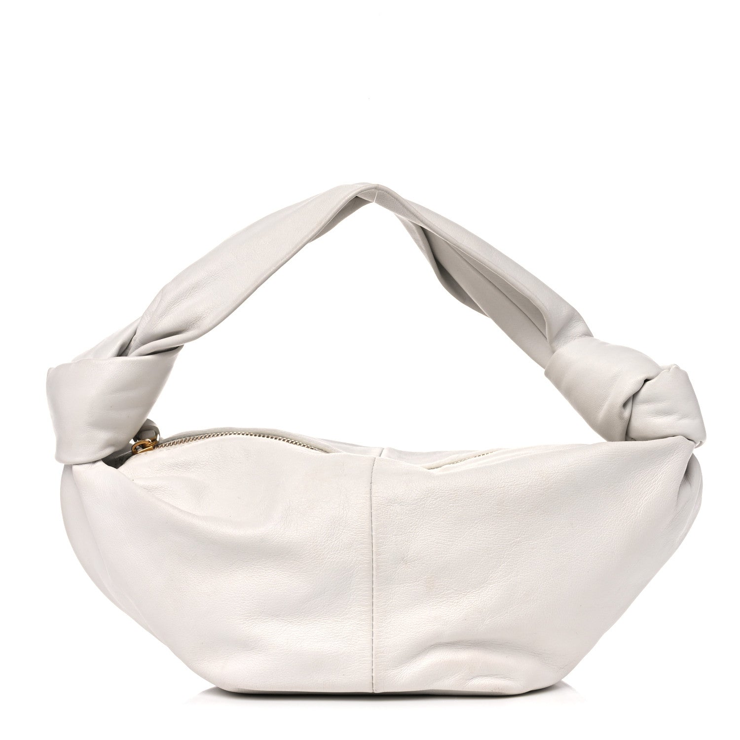 Bottega Veneta Calfskin Mini Double Knot Bag White 1 of 15