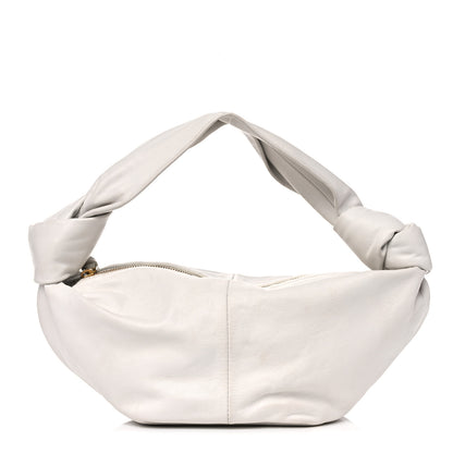 Bottega Veneta Calfskin Mini Double Knot Bag White 1 of 15