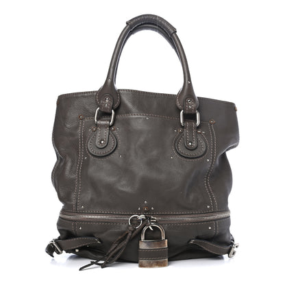 Chloe Calfskin Paddington Tote Brown 1 of 4