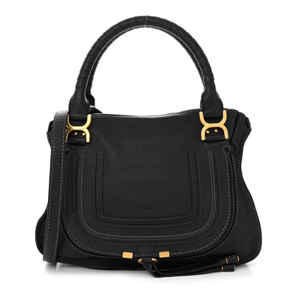 Chloe Calfskin Medium Marcie Satchel Black 1 of 10